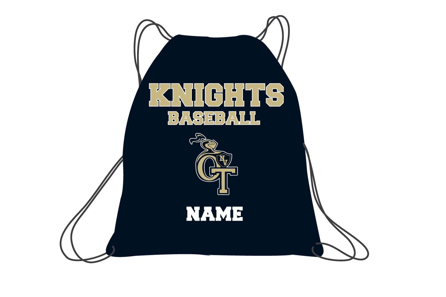 NVOT Baseball Sublimated Drawstring Bag