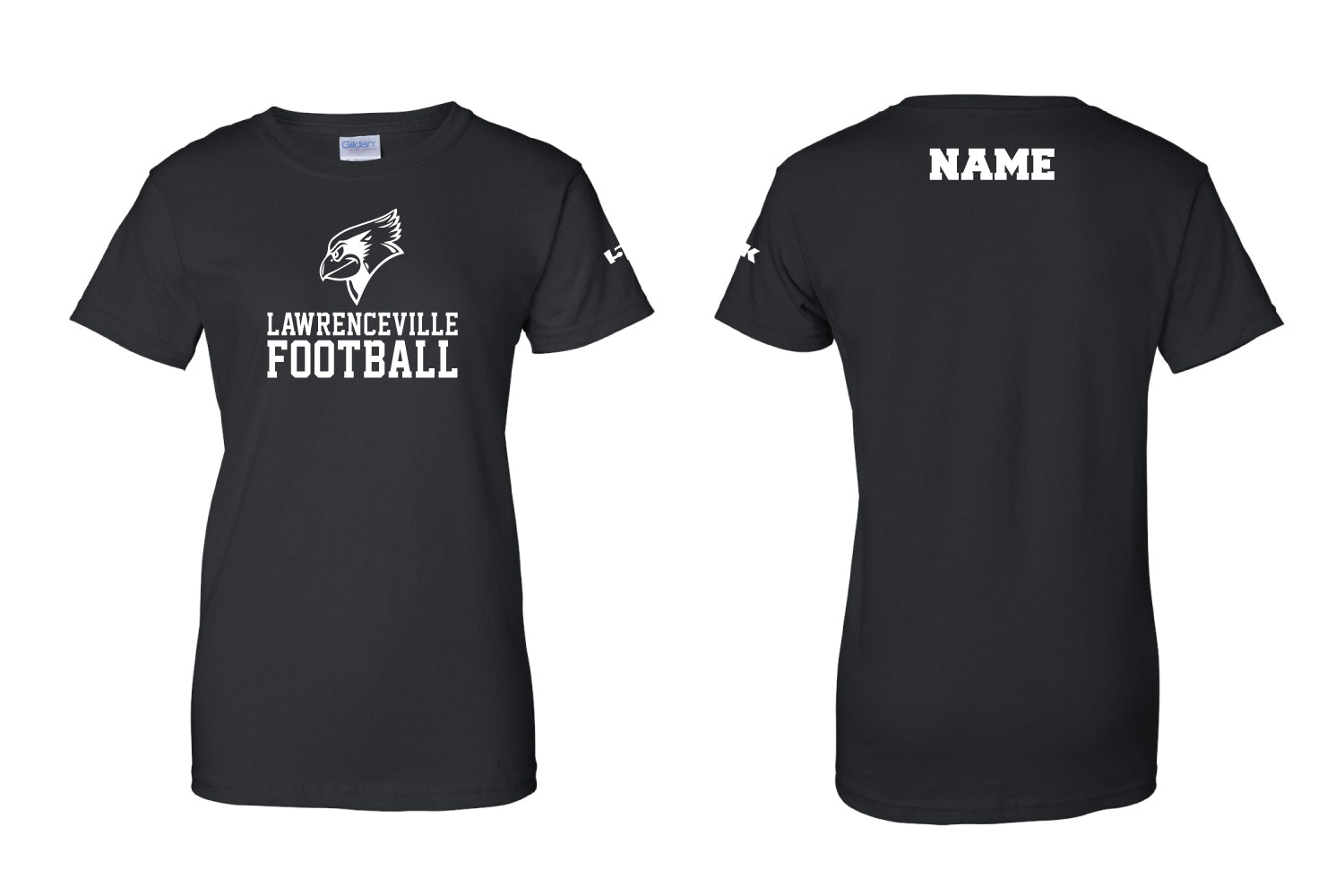 Elmwood Park Bombers Football Cotton Women's Crew Neck Tee
