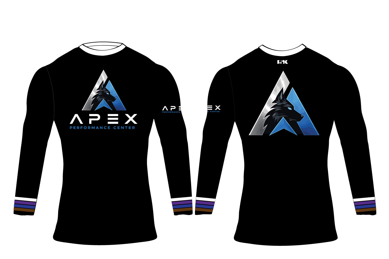 Apex Performance Center Sublimated Long-Sleeve Compression Shirt