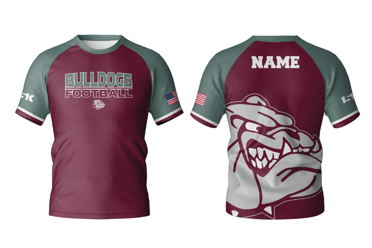 Lynn English Bulldogs Football Sublimated Shirt
