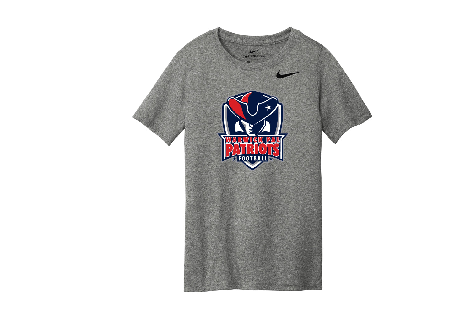 Warwick Pal Patriots Football Nike Dryfit Tee - Grey
