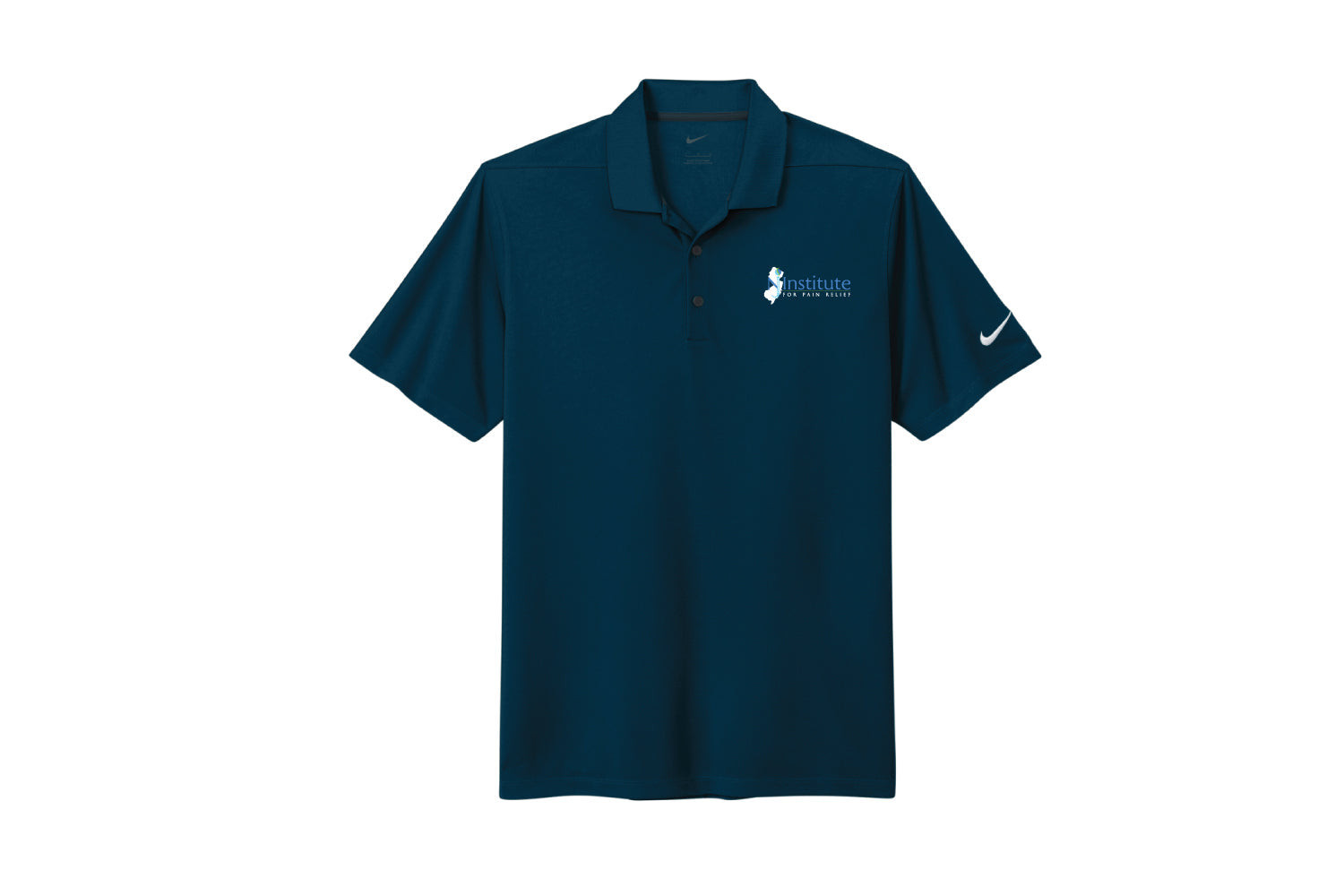 NJ Institute for Pain Relief Nike Polo - Black / Navy / White