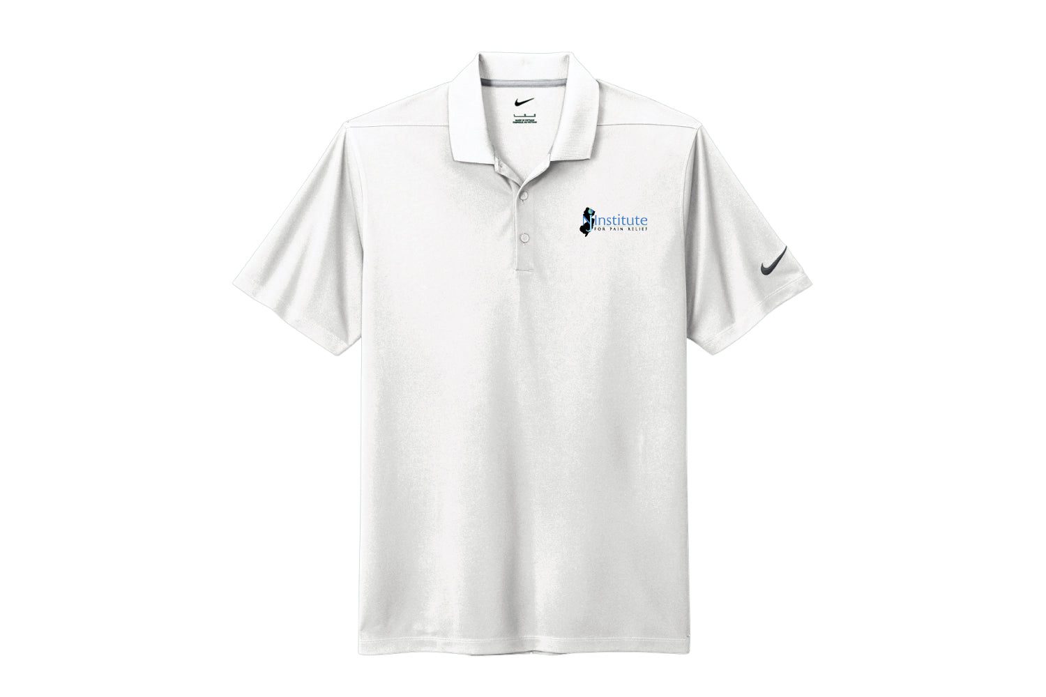 NJ Institute for Pain Relief Nike Polo - Black / Navy / White