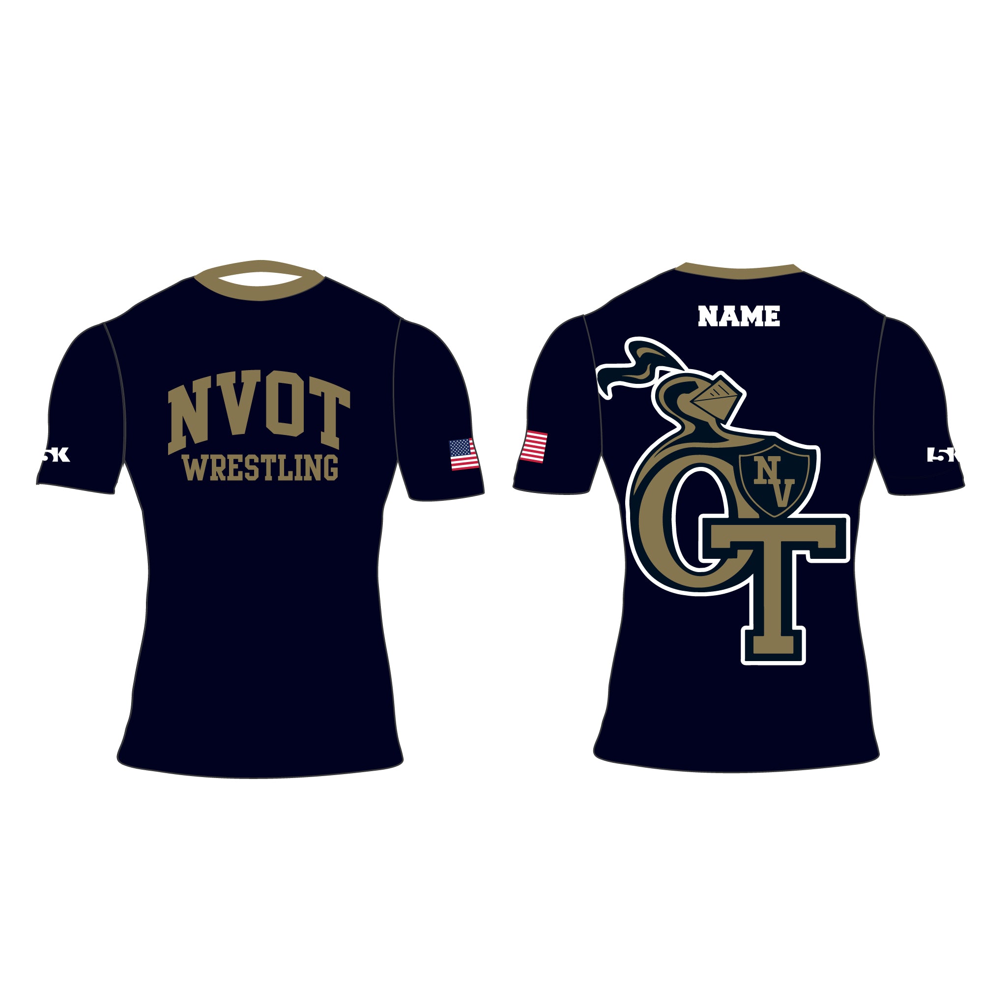 NVOT Wrestling Sublimated Compression Shirt