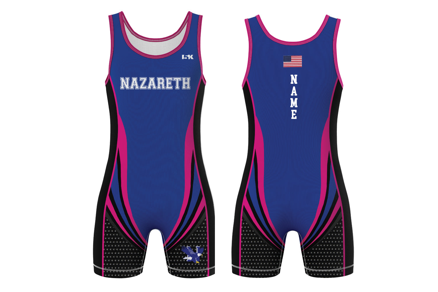 Nazareth Wrestling Sublimated Men's Singlet