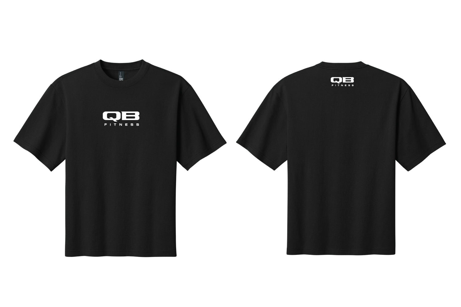 QB Fitness Oversized T-Shirt - Black