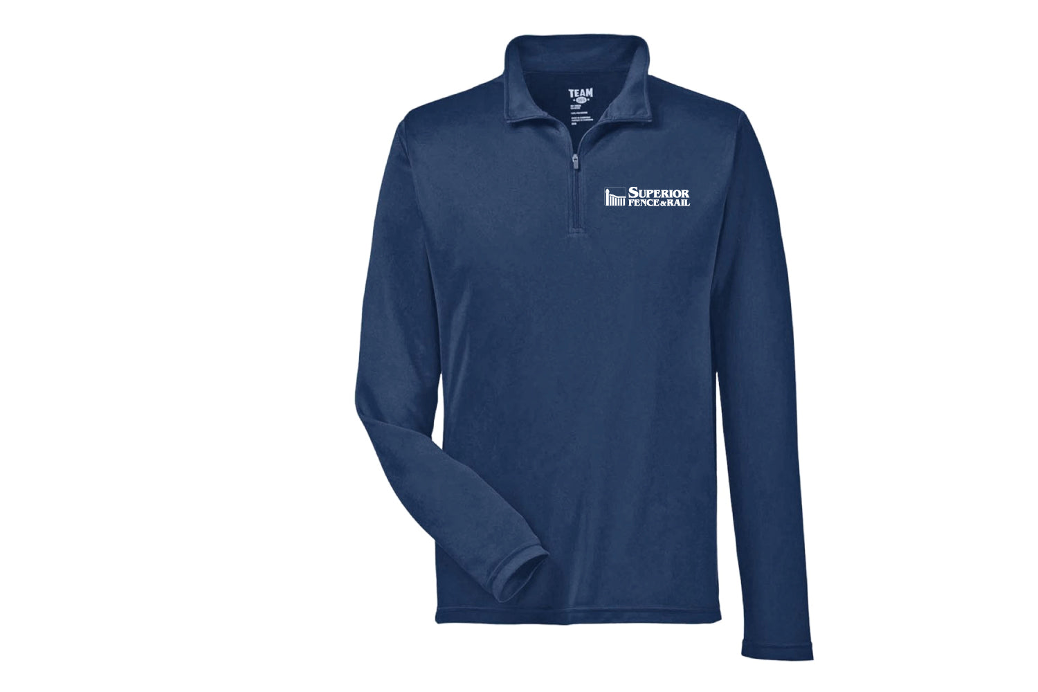 Superior Fence & Rail Moisture-Wicking Quarter-Zip - Navy