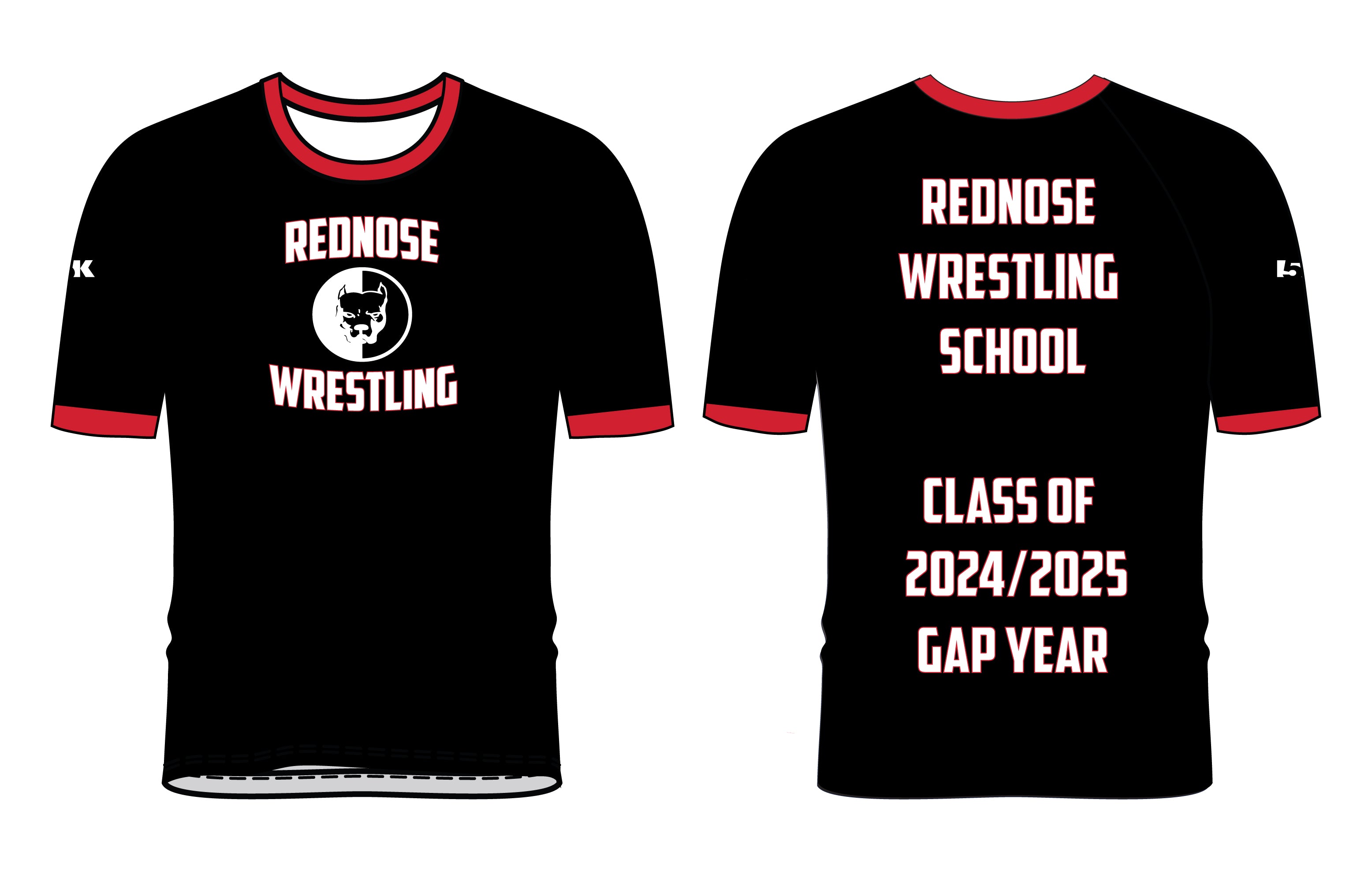 Red Nose Sublimated Fight Shirt "Gap Year 24-25"