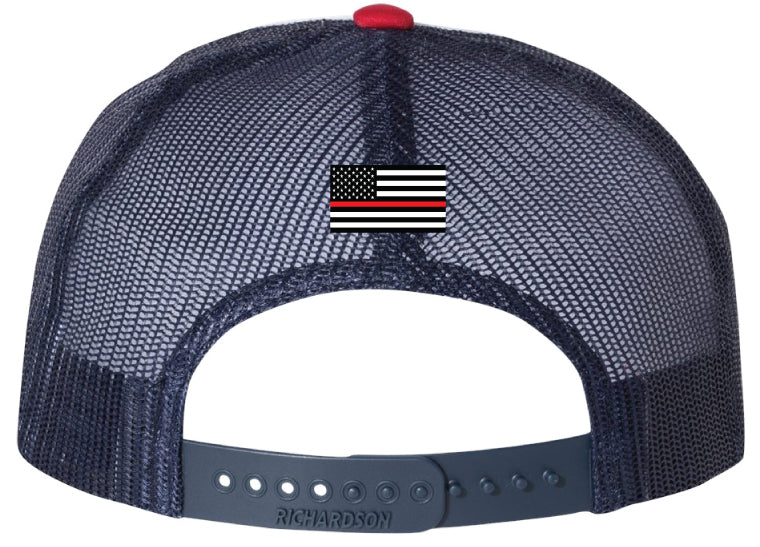 RESQ Trucker Cap - white/navy/red