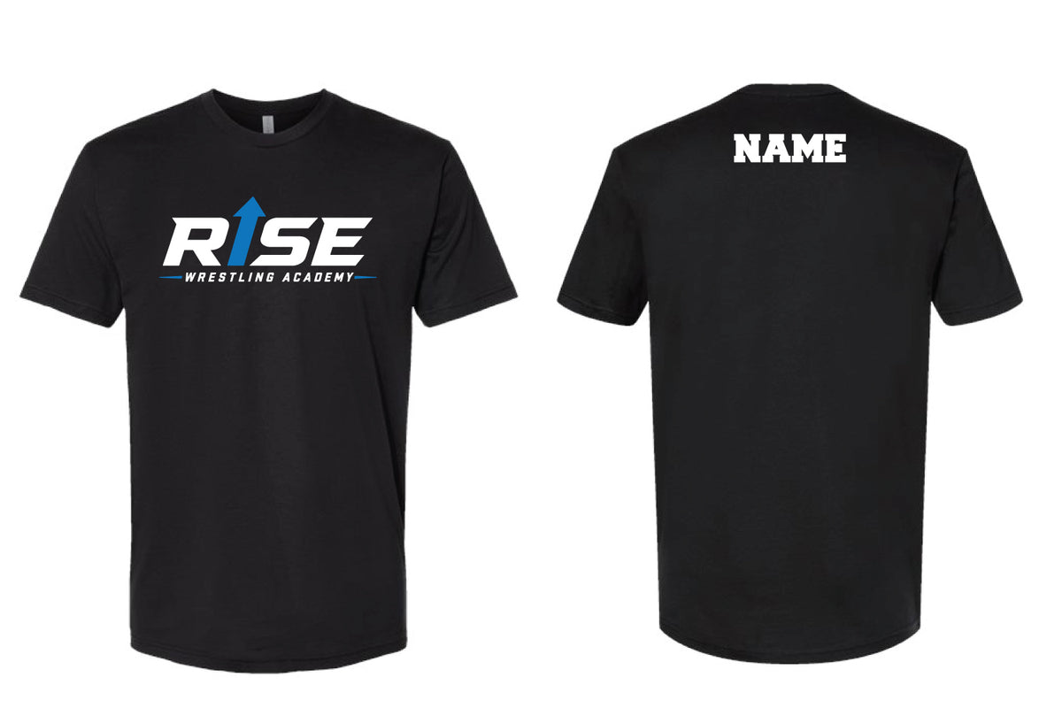 Rise Wrestling Cotton Crew Tee - Black