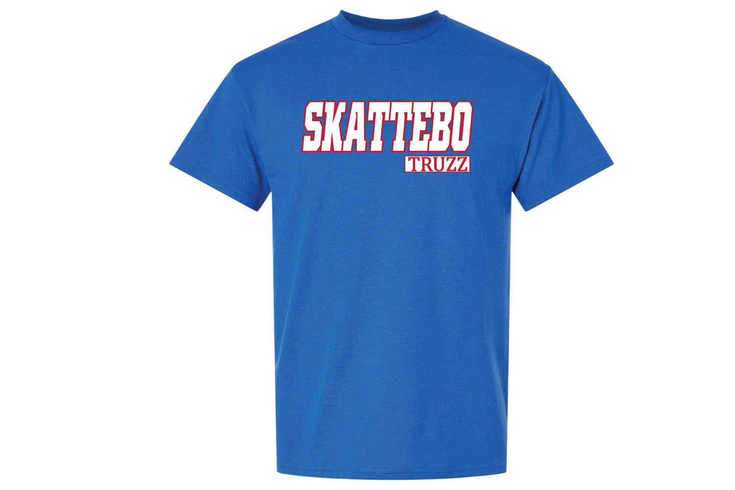 Truzz Skattebo Cotton Crew Tee - Royal