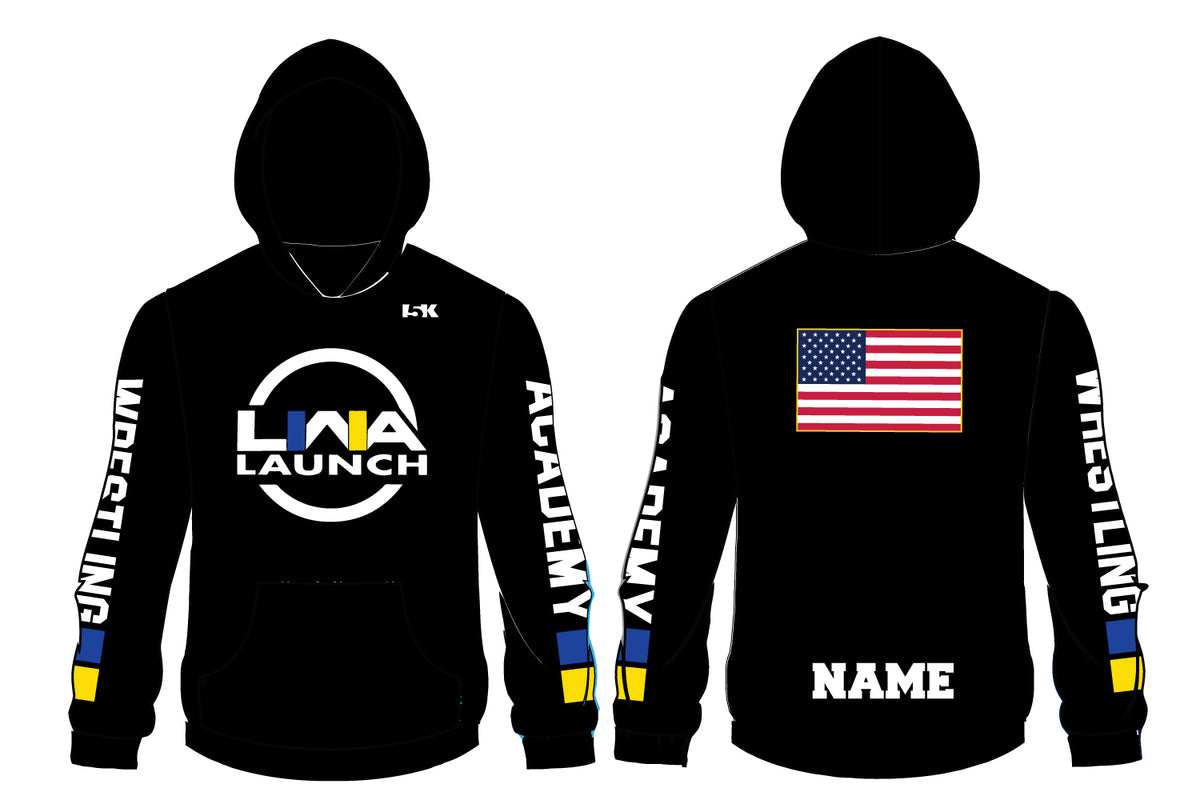Launch Wrestling Sublimated Hoodie - Black