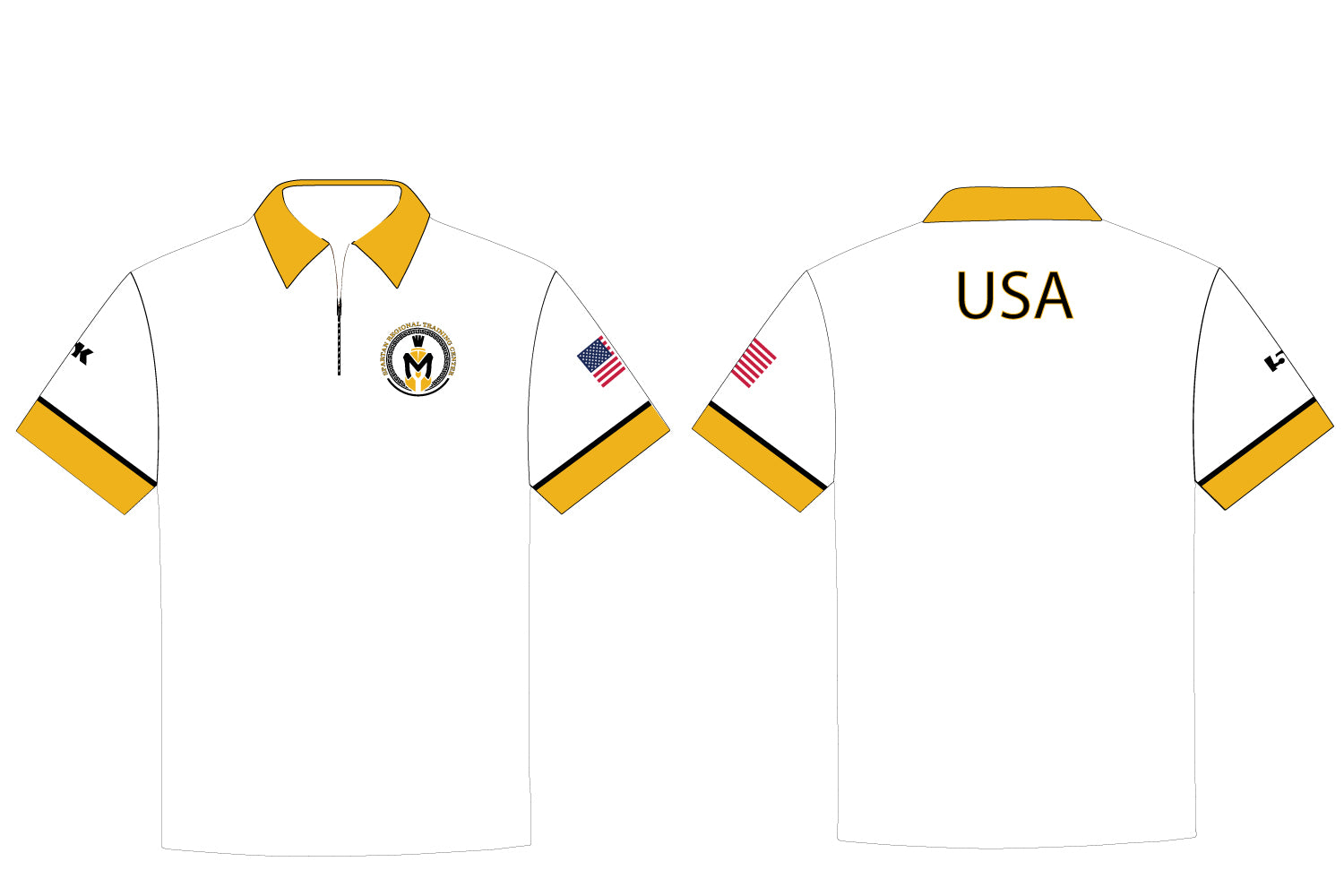 Spartan RTC Sublimated Polo Shirt - White