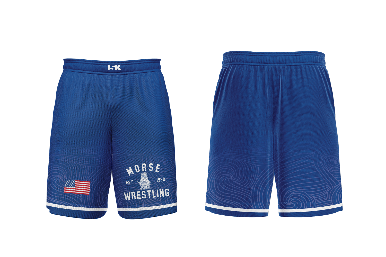 Morse Wrestling Sublimated Fight Shorts