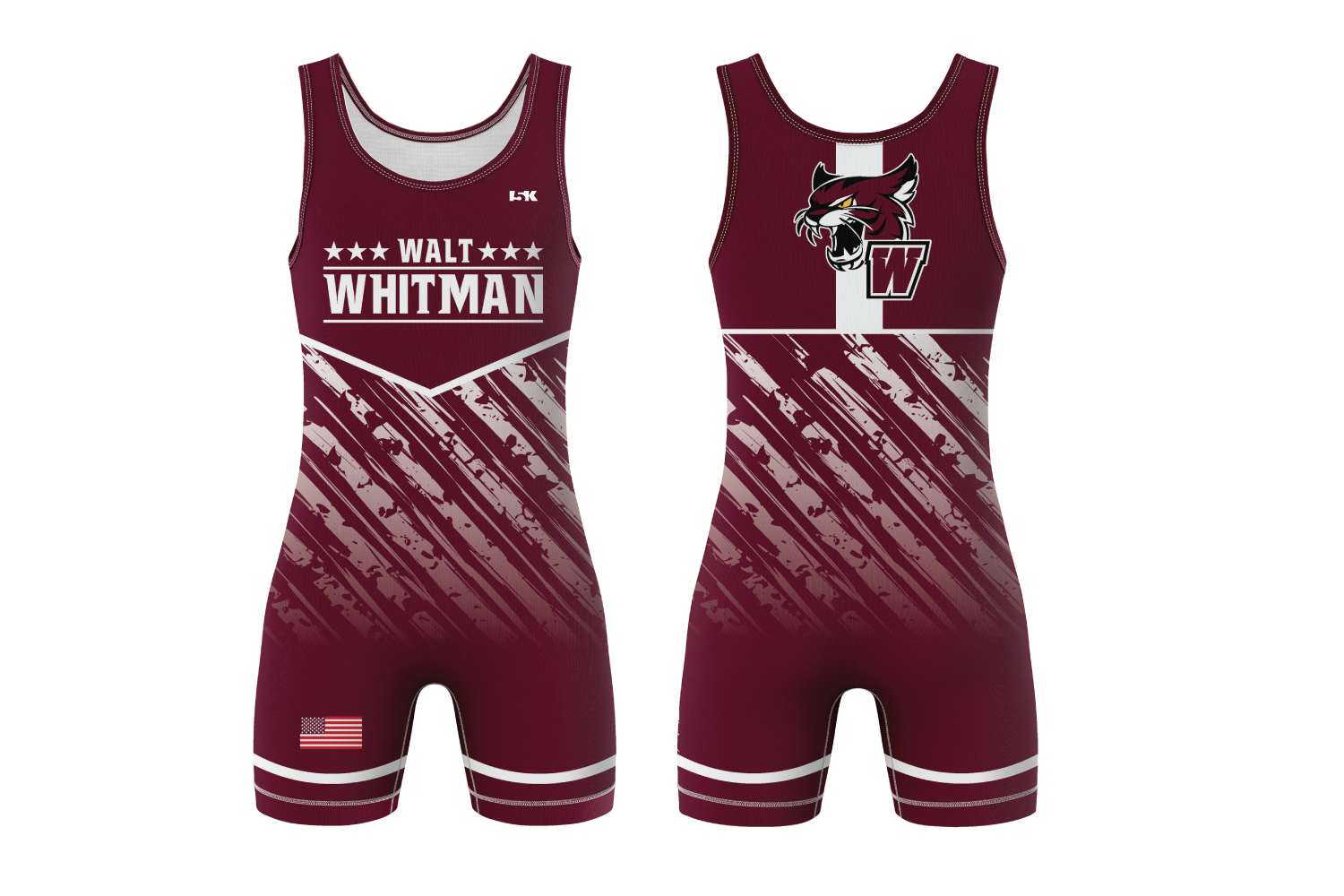 Wildcats Wrestling Sublimated Men's Singlet