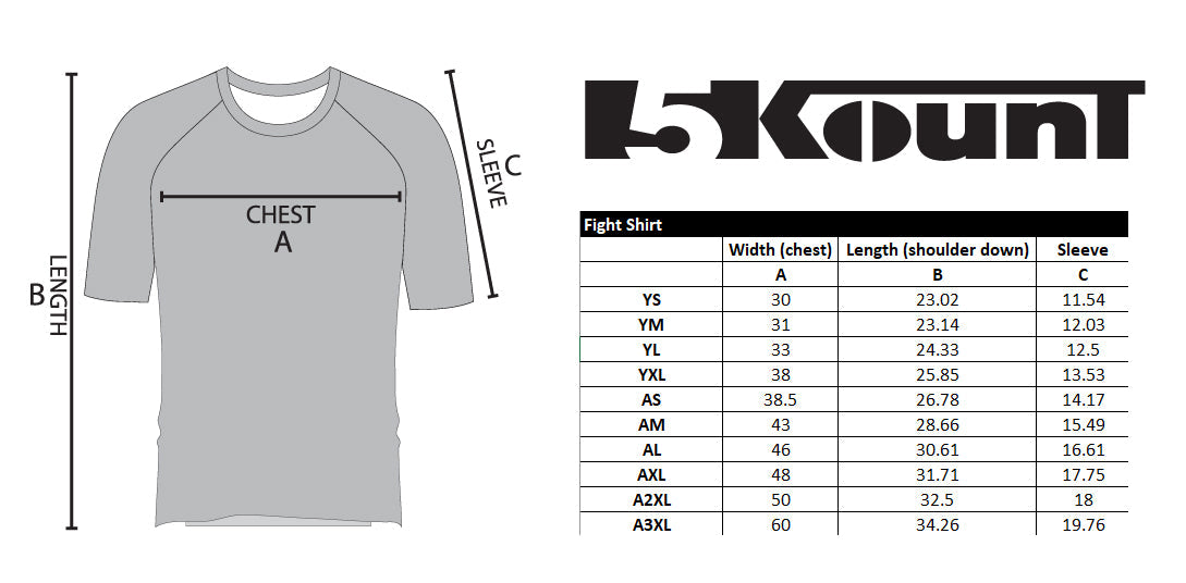 Lionhearts Wrestling Sublimated Fight Shirt - 5KounT2018