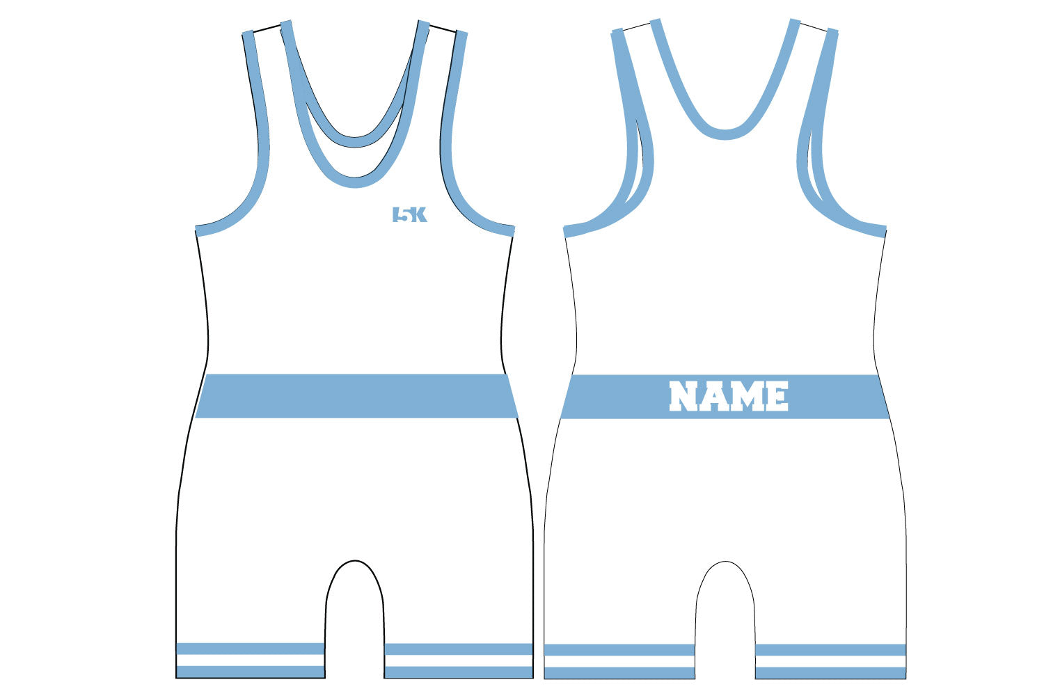 5K Classic Singlet White (10 Available Colors)