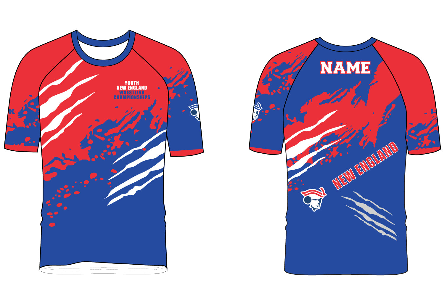 YNEW Wrestling Sublimated Shirt - Boys