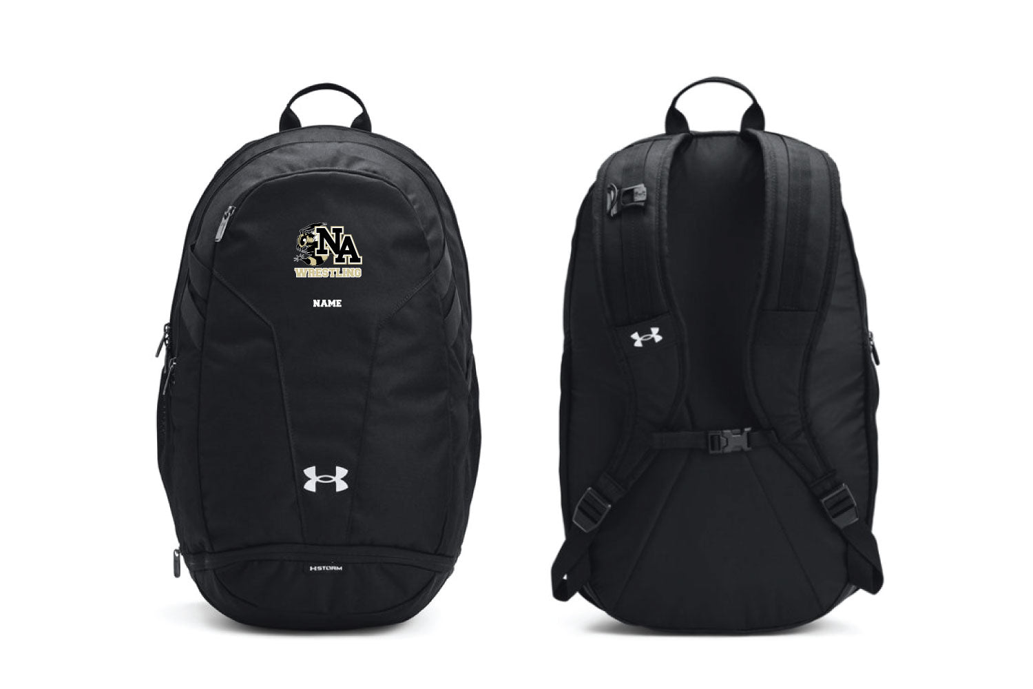 Yellow Jackets Wrestling Under Armour Backpack - Black