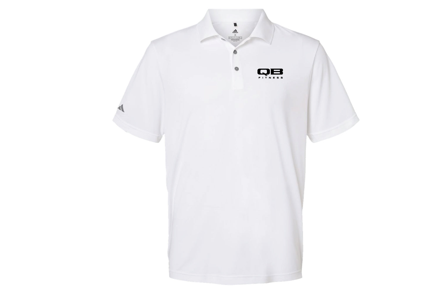 QB Fitness Adidas Polo - White