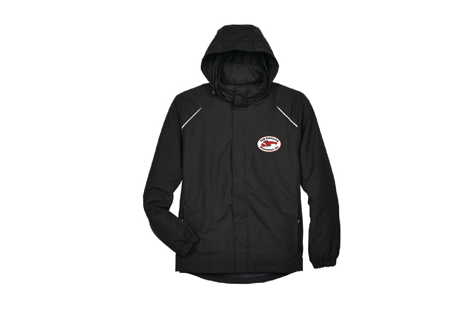 The Barnacle Men's All-Season Hooded Jacket - Black