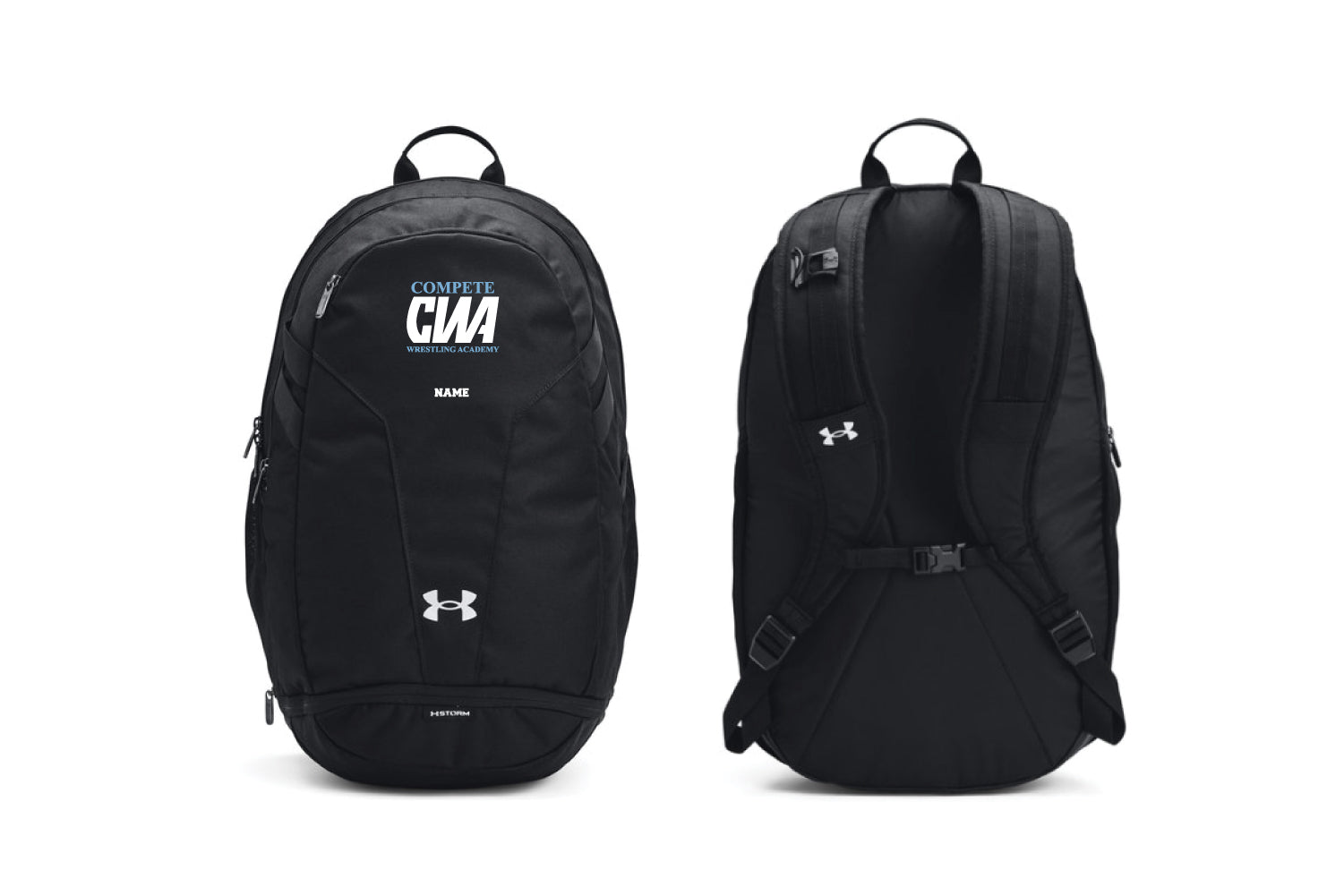 Compete Wrestling Academy Under Armour Backpack - Black
