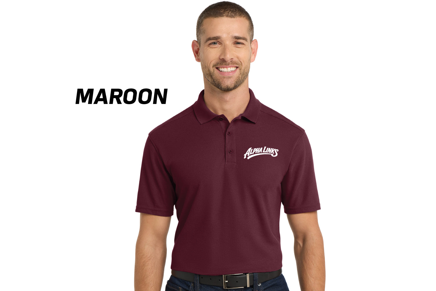Alpha Links Performance Golf Polo (4 Color Options)