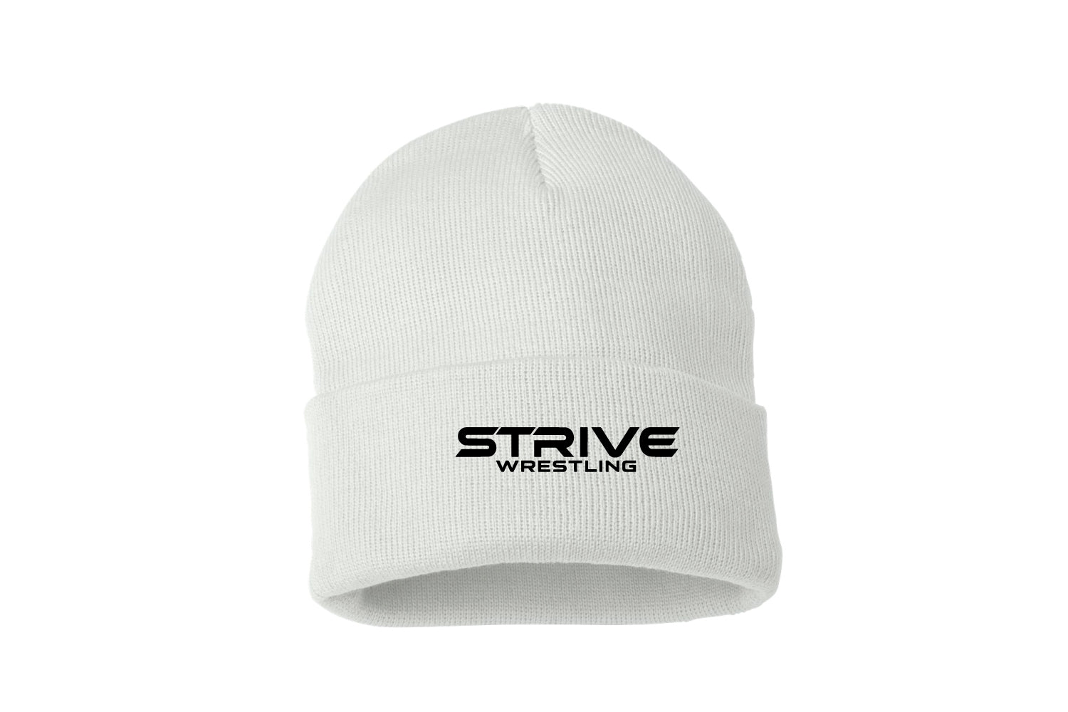 Strive Wrestling Beanie - White