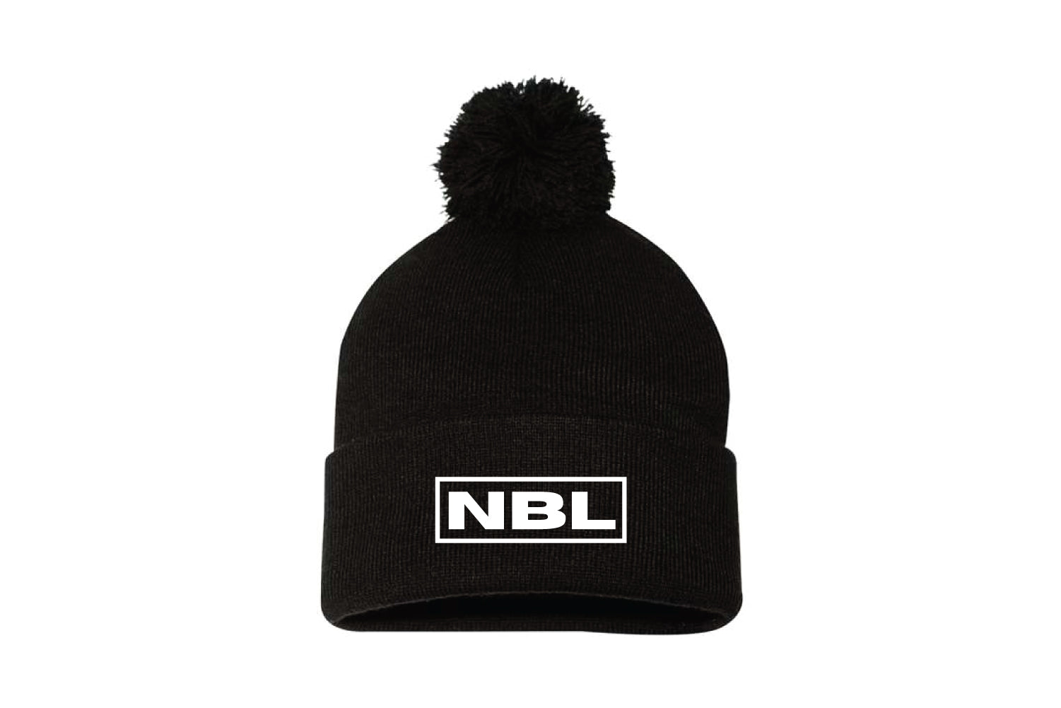 New Body Legacy Pom Beanie - Black (Design 2)