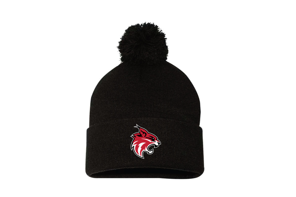 SW Wildcats Wrestling Beanie Hat - Black