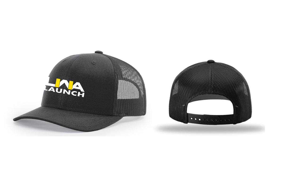 Launch Wrestling Snapback Cap- Black