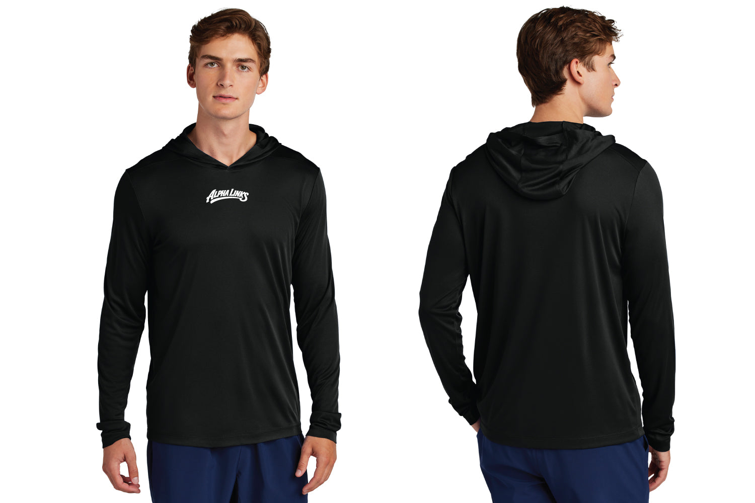 Alpha Links UV protection Golf Pullover - Black