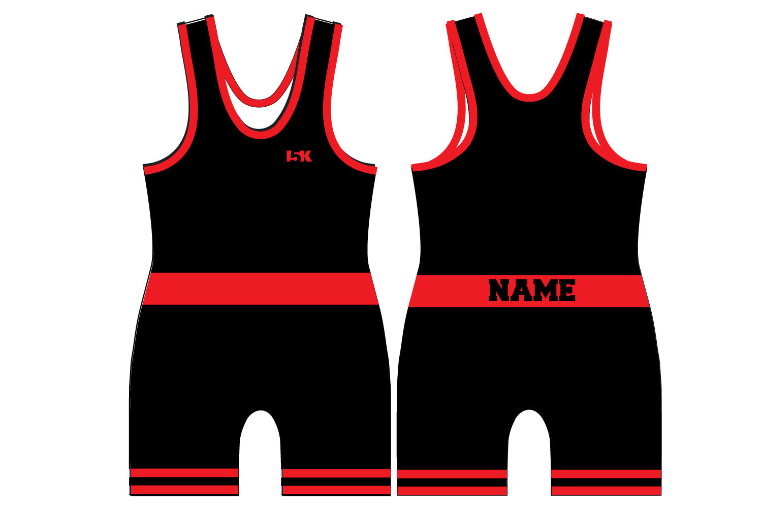 5K Classic Singlet Black (10 Available Colors)