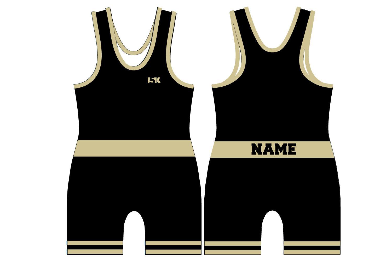 5K Classic Singlet Black (10 Available Colors)