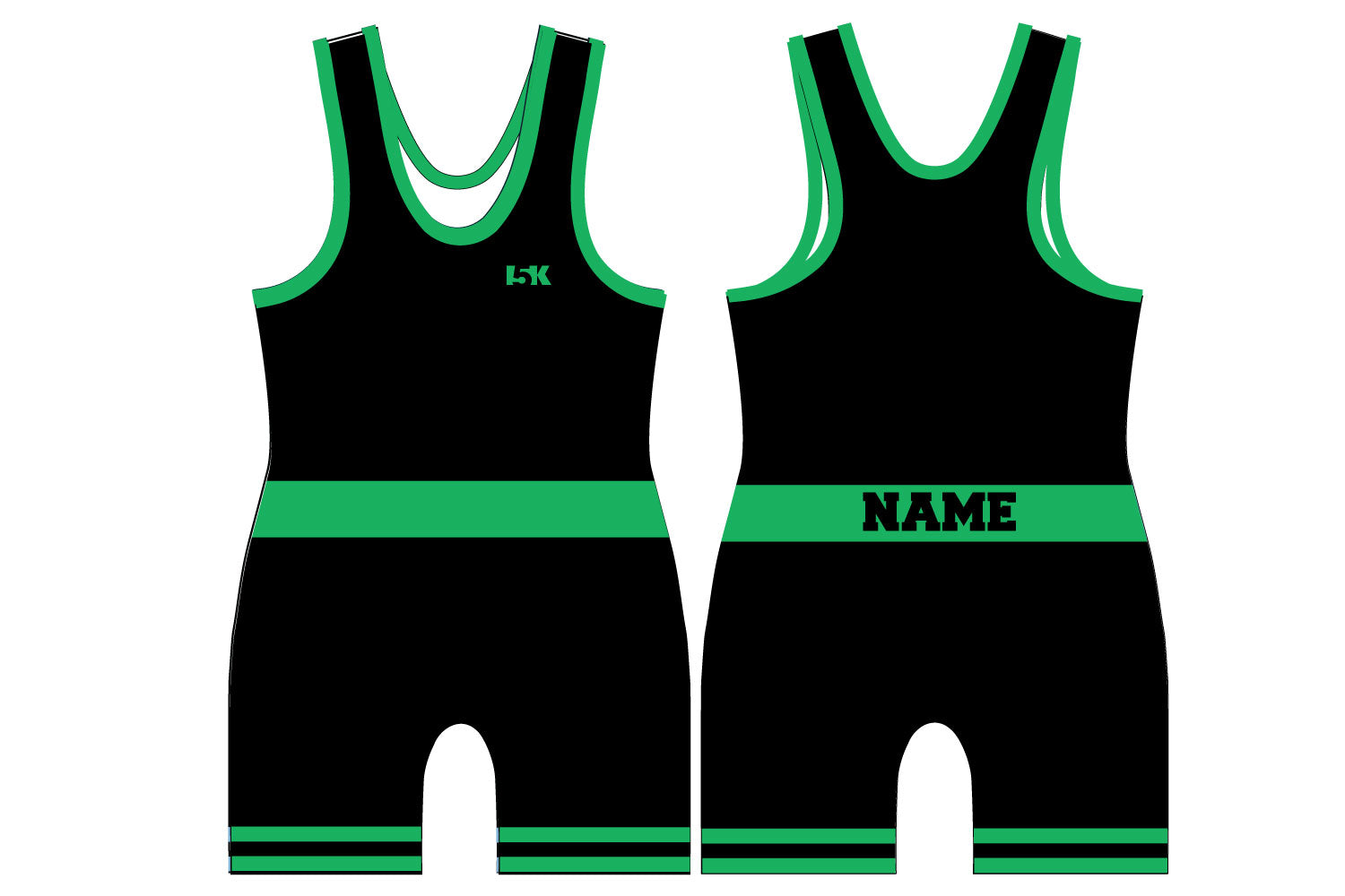 5K Classic Singlet Black (10 Available Colors)