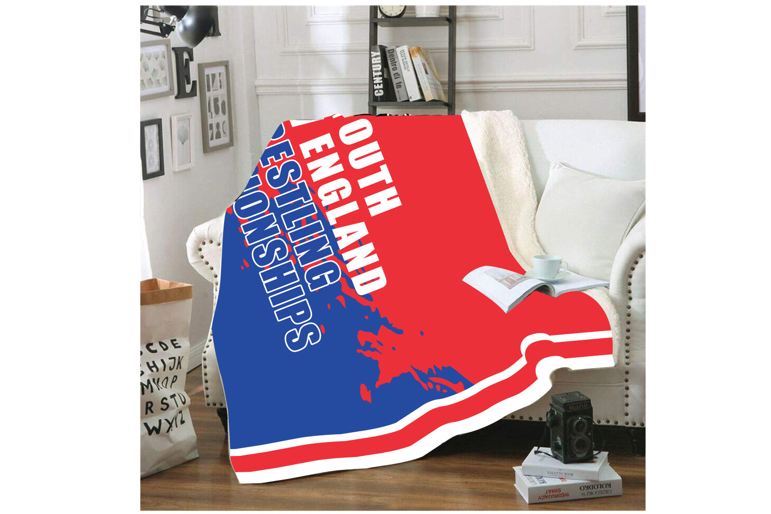 YNEW Wrestling Sublimated Blanket - Boys
