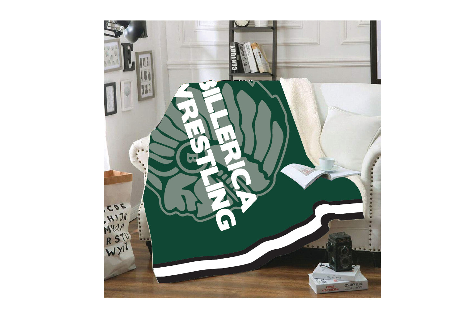 Billerica Wrestling Sublimated Blanket