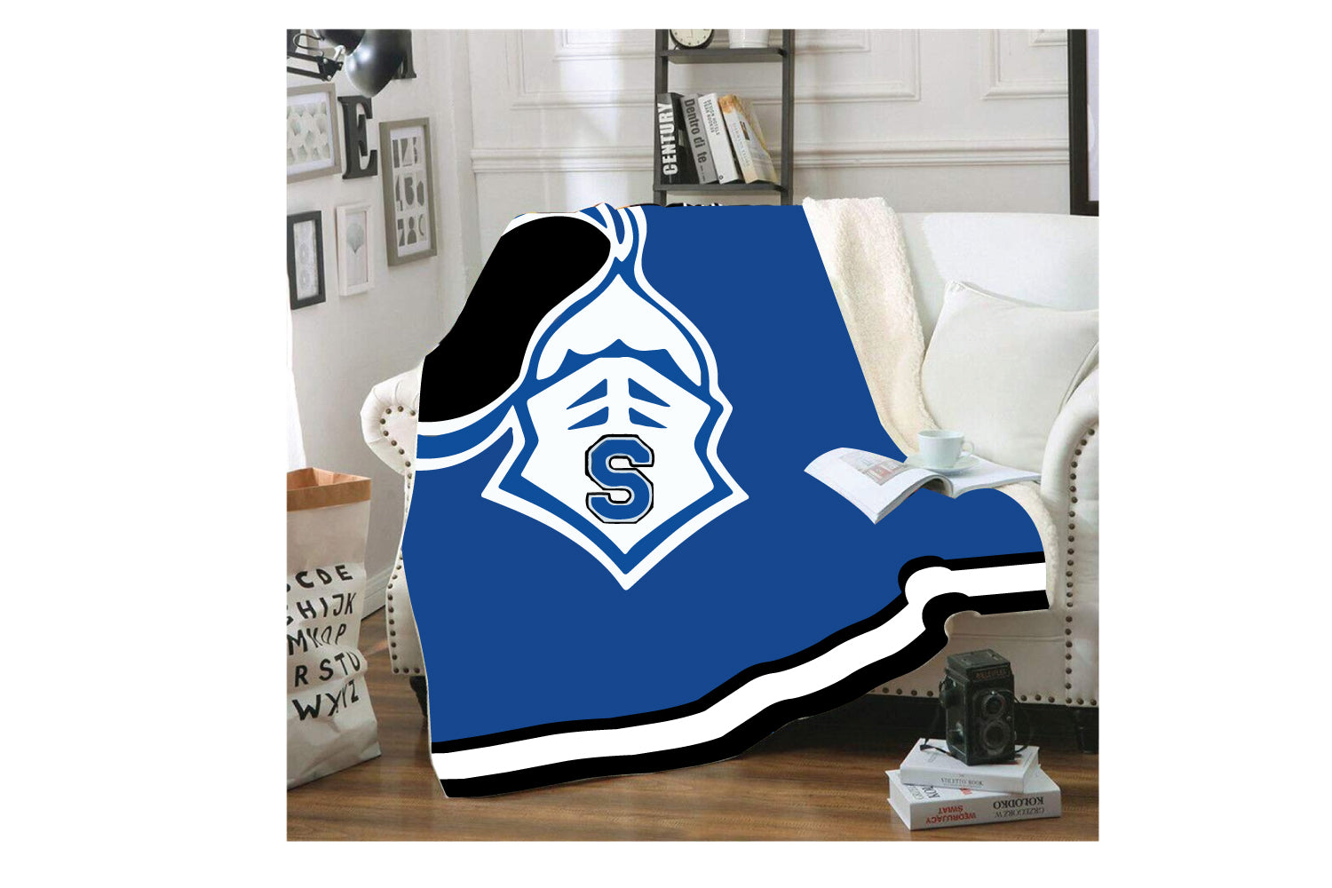 Southington Knights Football Sublimated Blanket