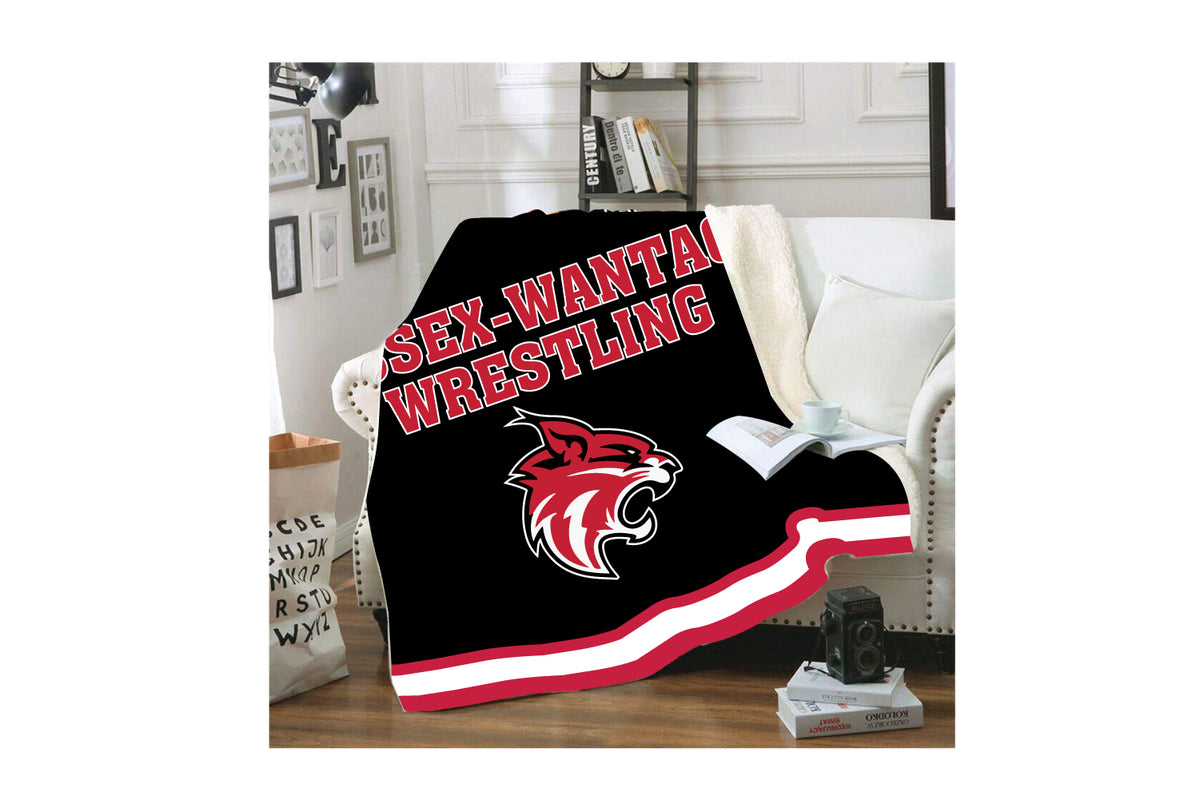 SW Wildcats Wrestling Sublimated Blanket