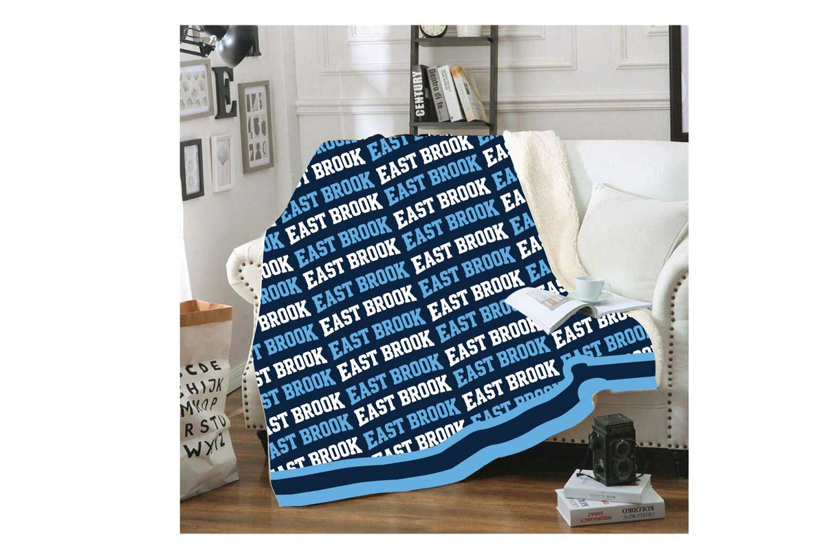 East Brook Middle School Sublimated Blanket