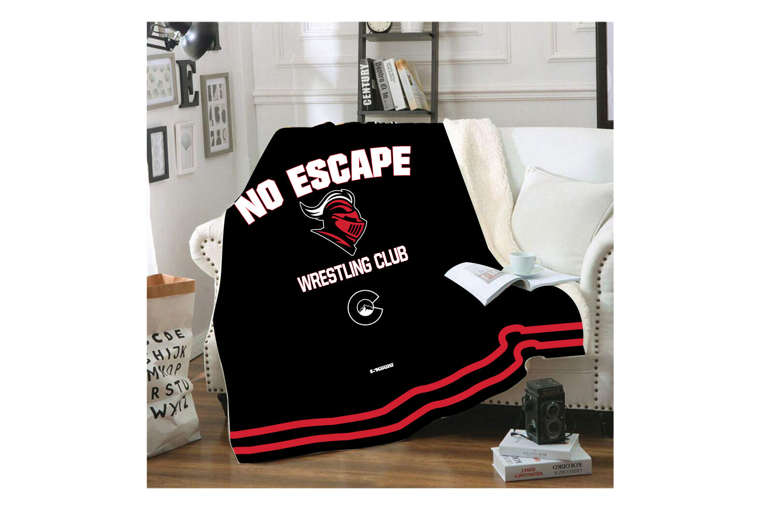 No Escape Wrestling Academy Sublimated Blanket