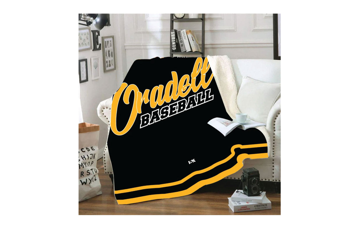 Oradell Baseball Sublimated Blanket
