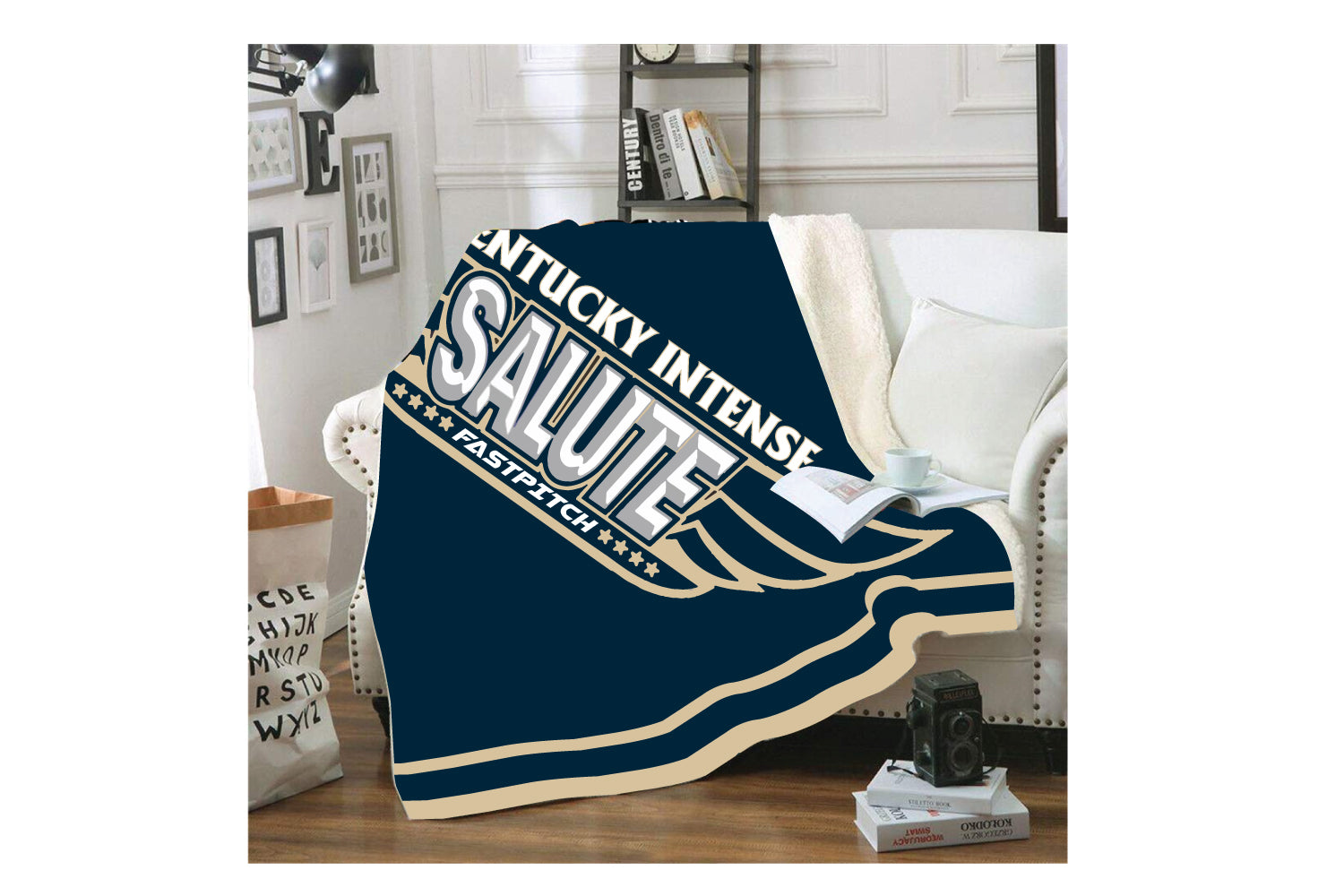 Kentucky Intense Softball Sublimated Blanket