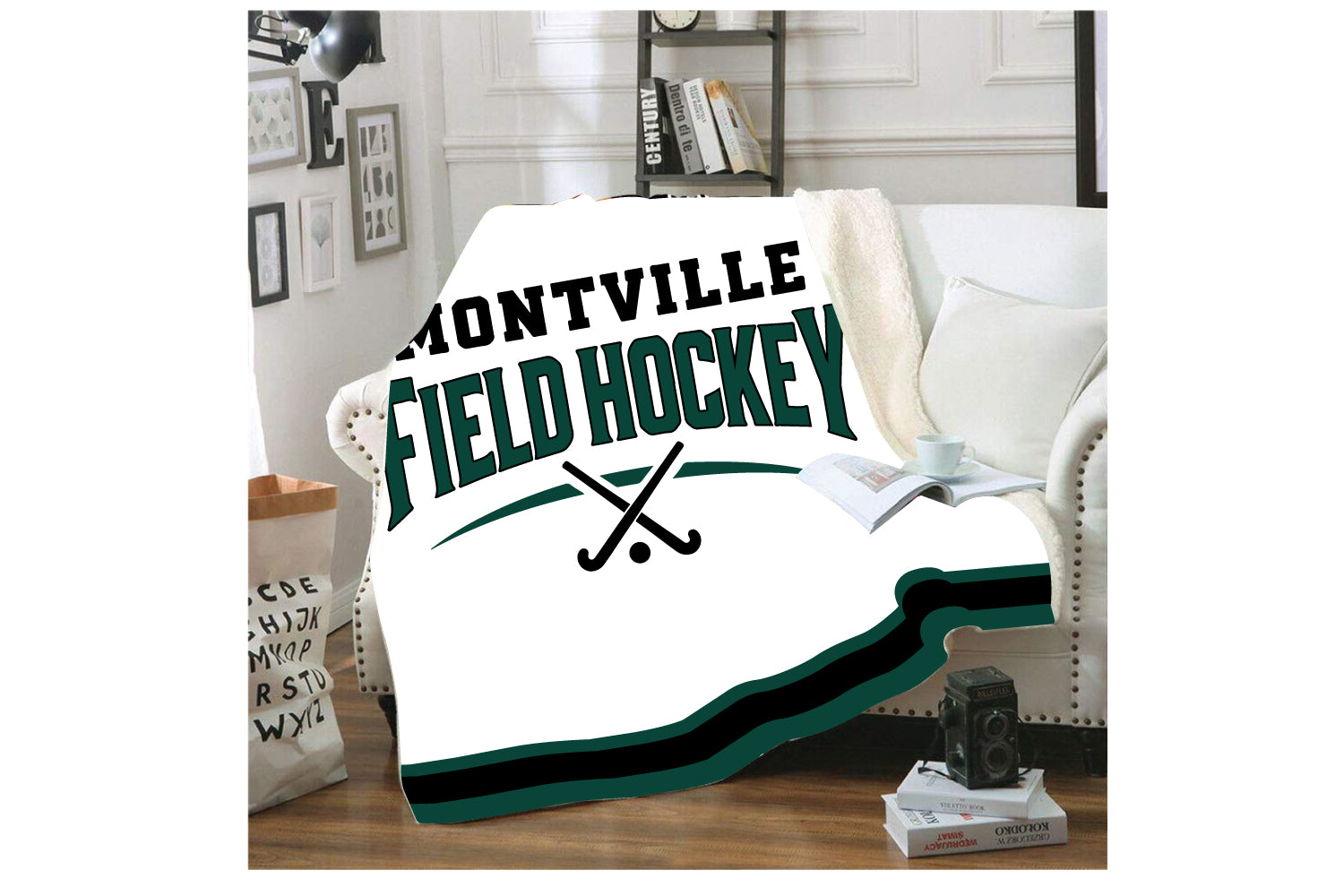 Montville Field Hockey Sublimated Blanket