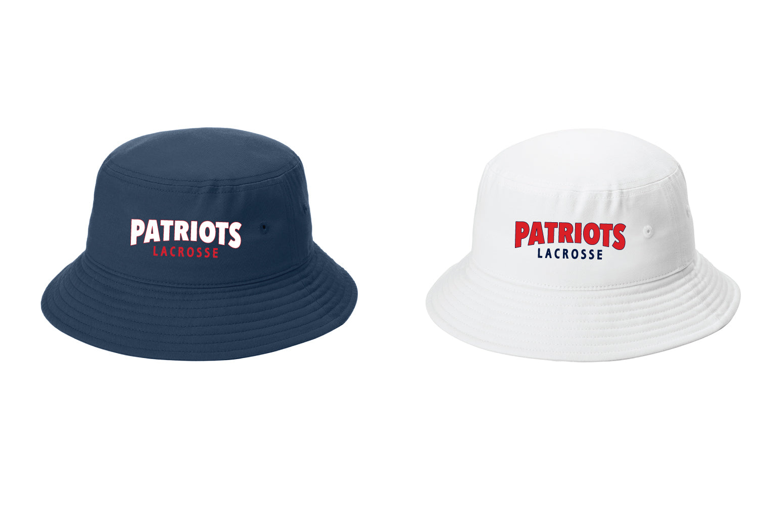 Warwick Pal Patriots Lax Bucket Hat - Navy or White