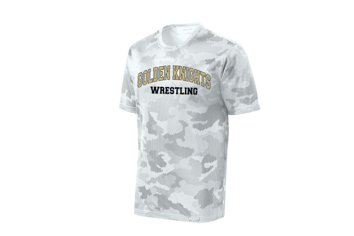 NVOT Wrestling Camo Performance Tee - White