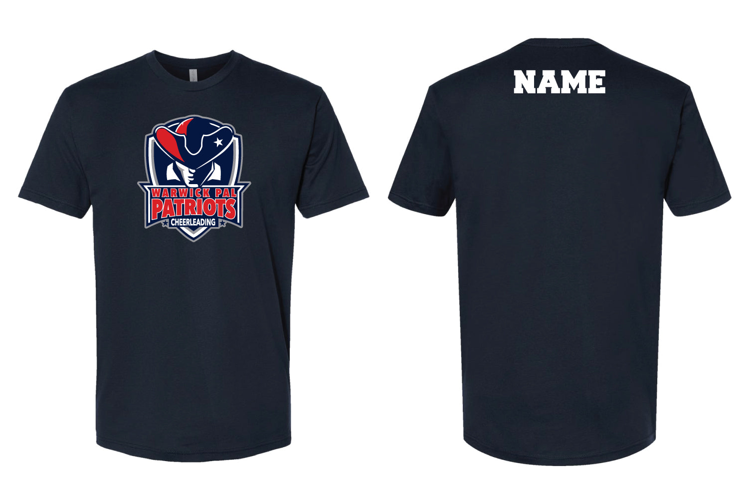 Warwick Pal Cheer Cotton Crew Tee - Navy