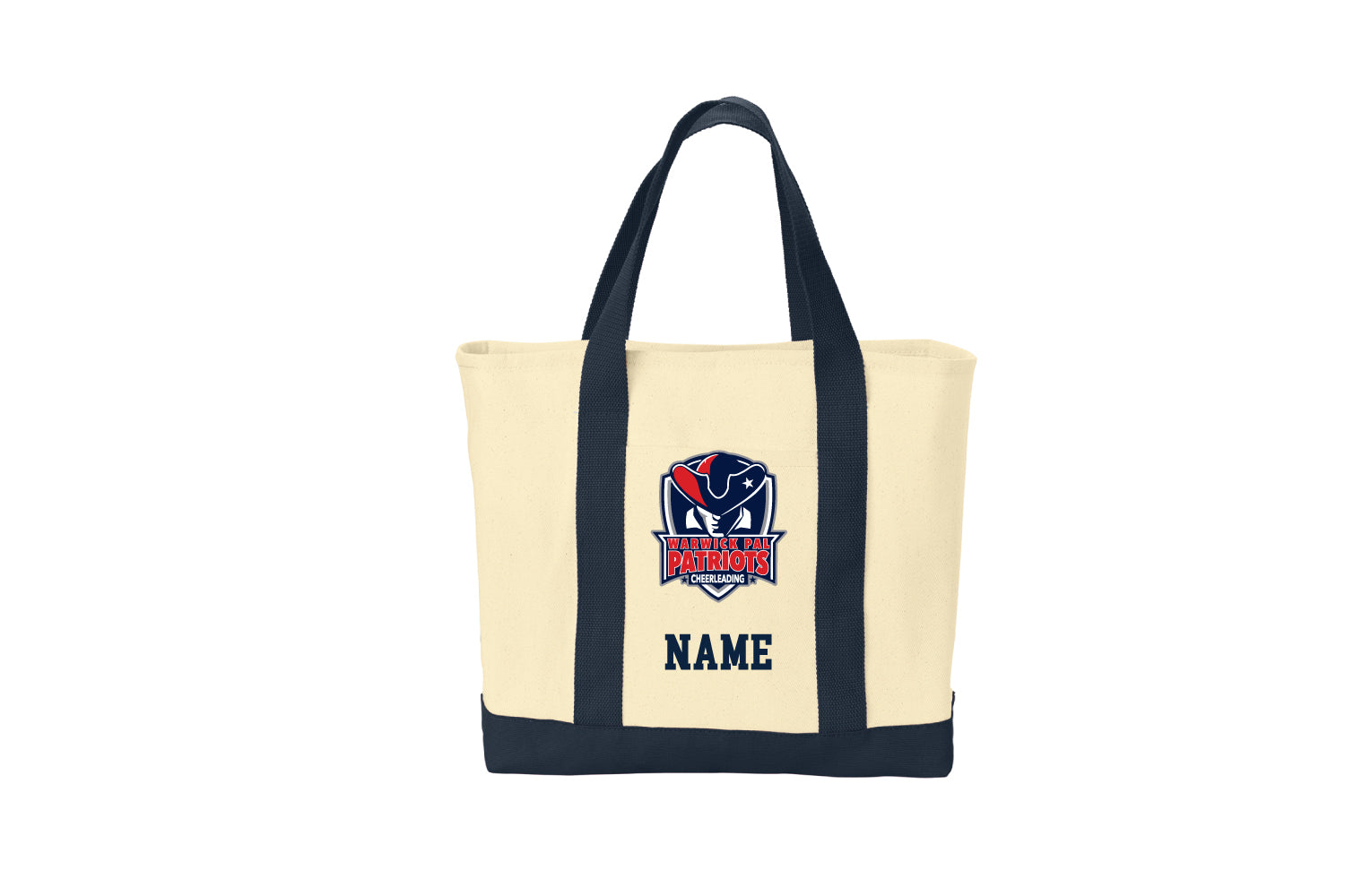 Warwick Pal Cheer Tote Bag - Natural/Navy