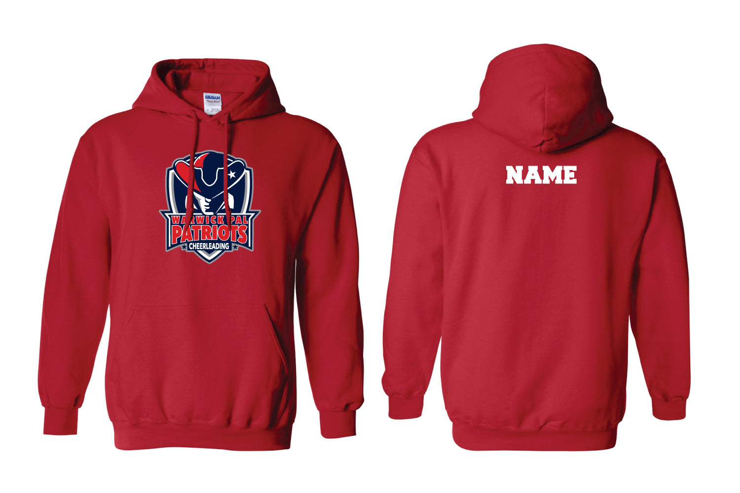 Warwick Pal Cheer Cotton Hoodie - Red