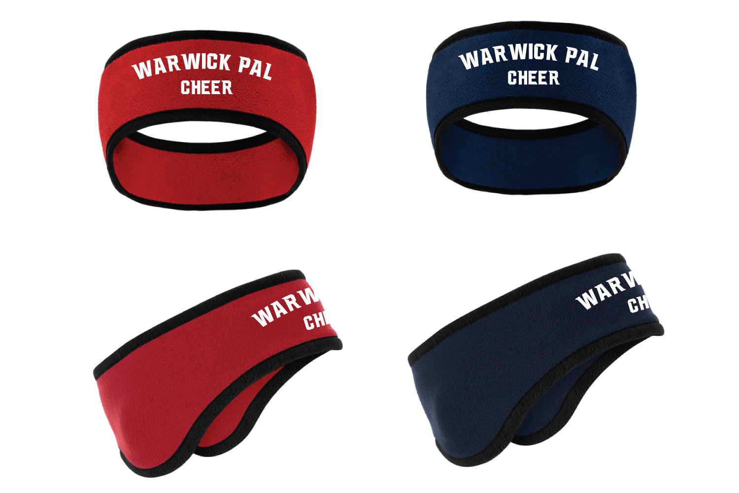 Warwick Pal Cheer Headband- Red or Navy